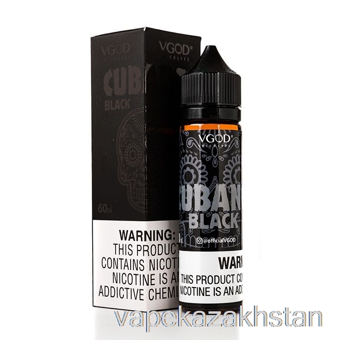 Vape Kazakhstan Cubano Black - VGOD E-Liquid - 60mL 3mg